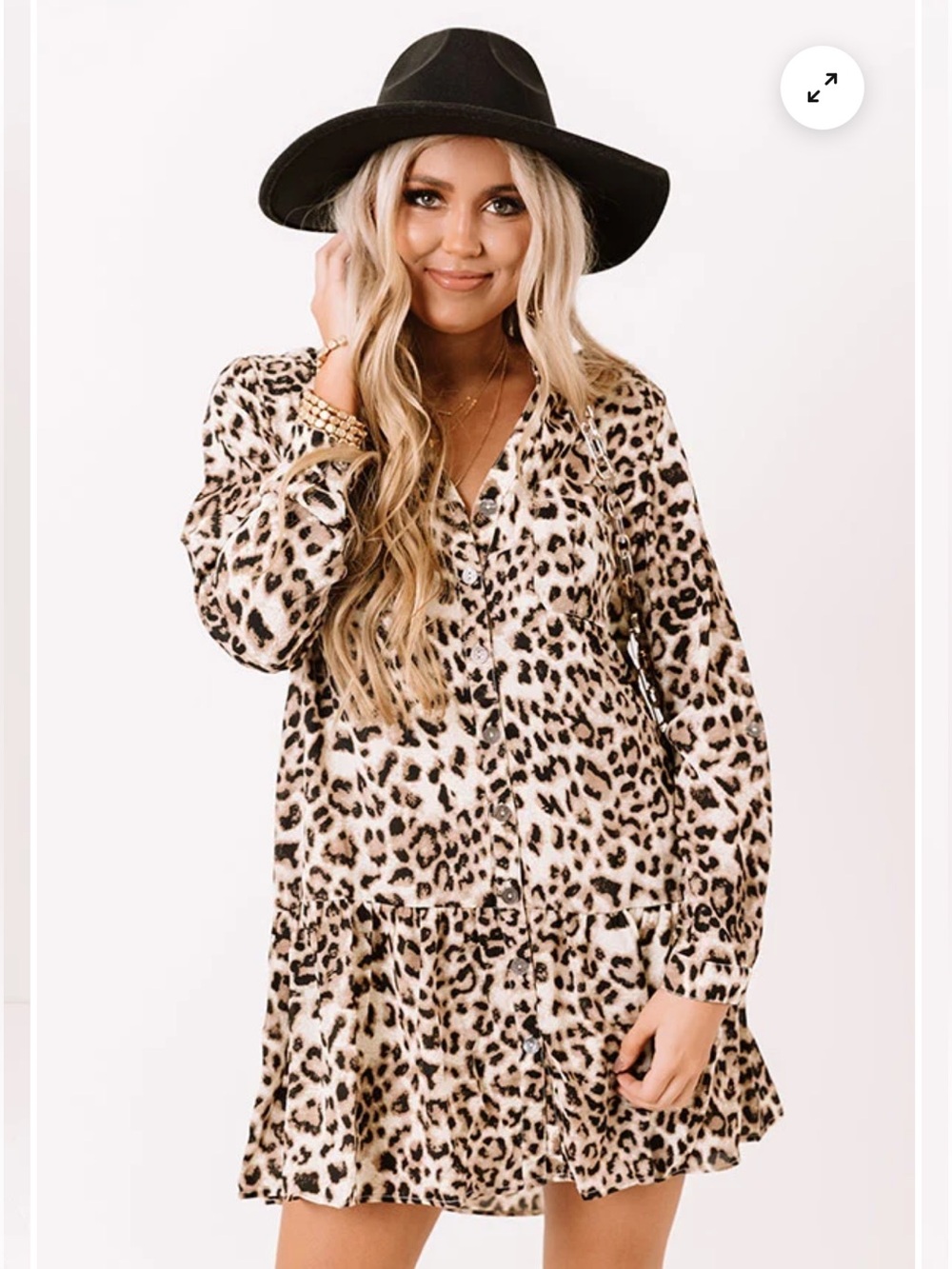 Entro Leopard Shift Dress.
